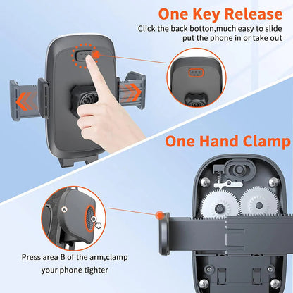 Car Cradle Mobile Phone Holder Mount Stand 360 Rotation