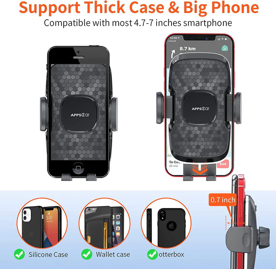 Car Cradle Mobile Phone Holder Mount Stand 360 Rotation