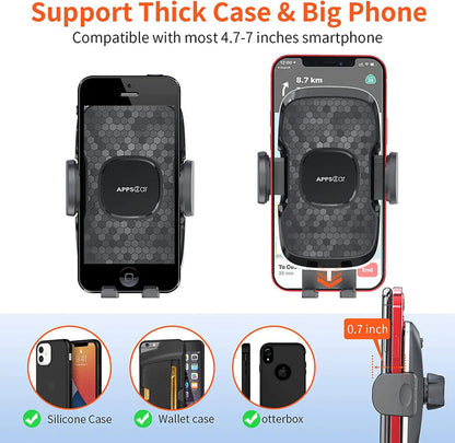 Car Cradle Mobile Phone Holder Mount Stand 360 Rotation